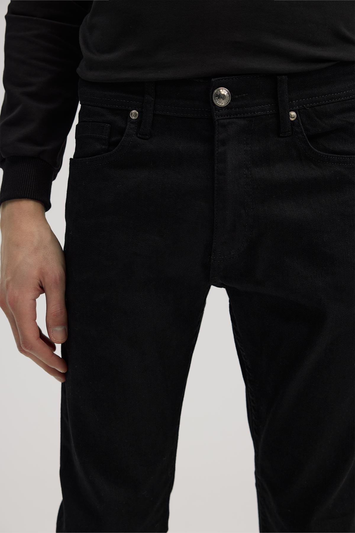 JAKAMEN Siyah Slim Fit 5 Cep Jean Pantolon görsel 3
