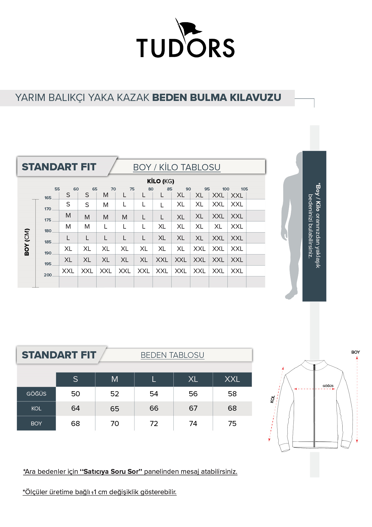 TUDORS Erkek Standart Fit Normal Kesim Desenli Yarım Balıkçı Yaka Fermuarlı Açık Haki Renk Hırka görsel 6