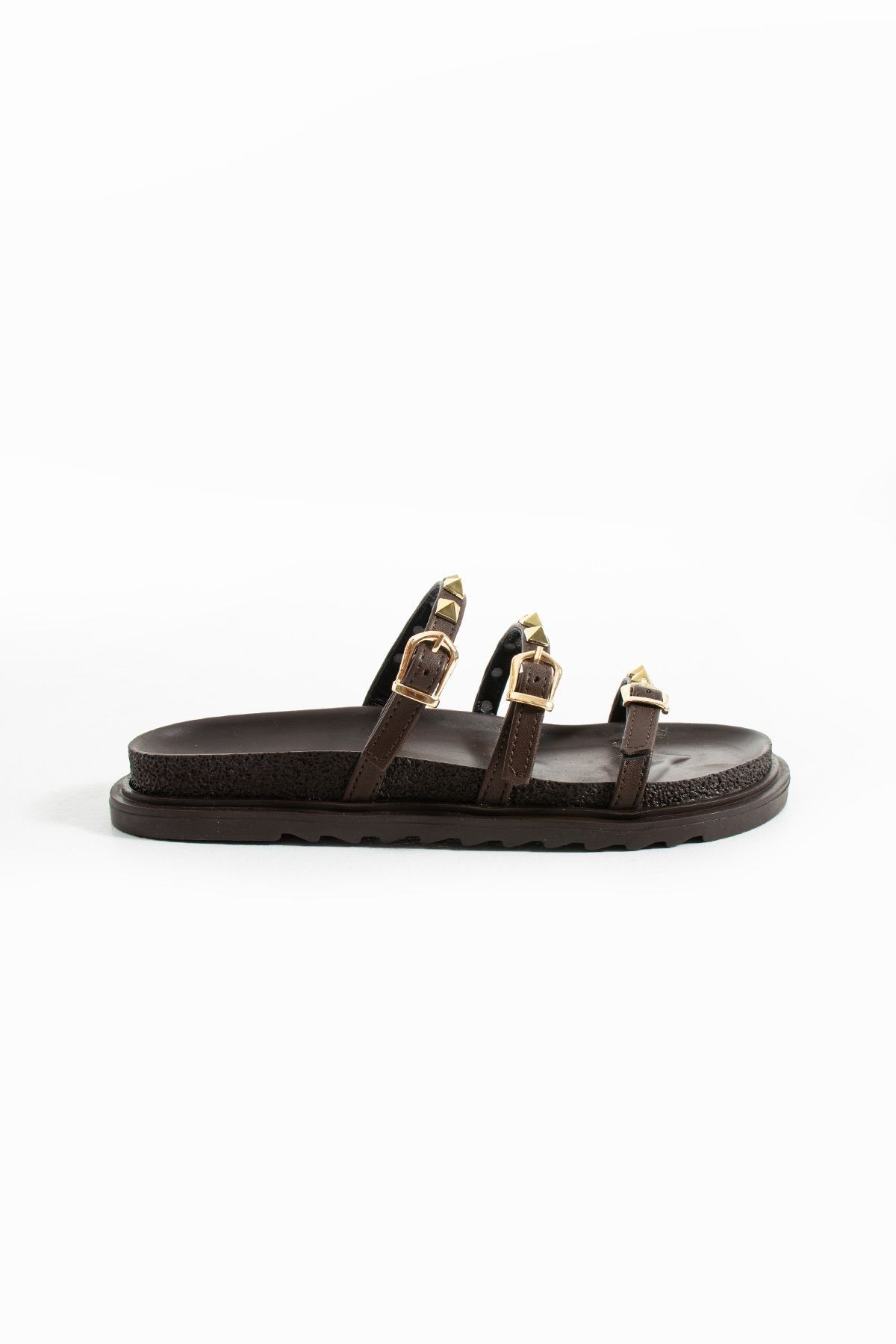 DUXAL SHOES Valora Gold Detaylı Kadın Terlik görsel 2