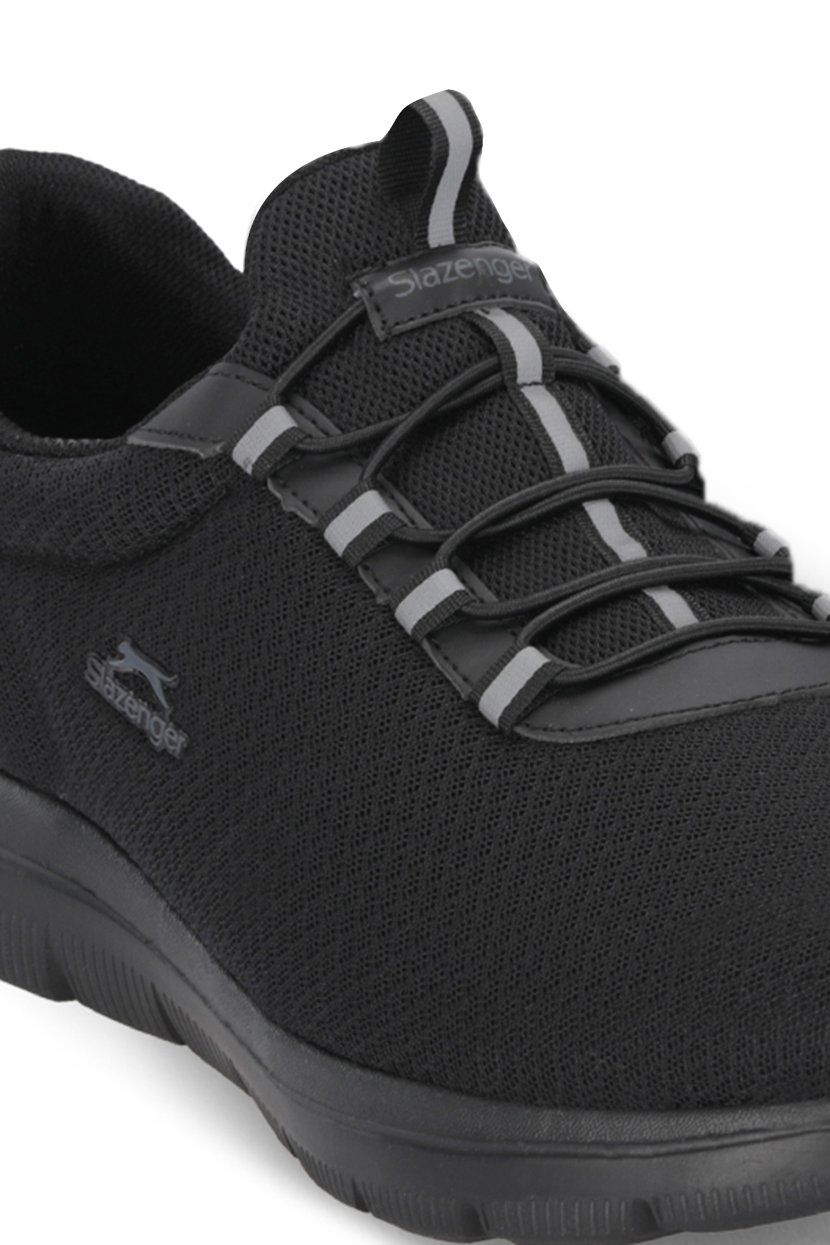 SLAZENGER FOEIGN JMB Erkek Büyük Beden Siyah / Siyah Koşu & Yürüyüş Spor Ayakkabısı görsel 4
