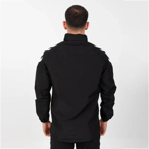 Hummel Line Erkek Siyah Dik Yaka Fermuarlı Sweatshirt görsel 3