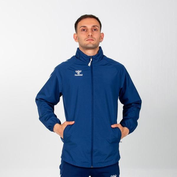 Hummel Line Erkek Lacivert Dik Yaka Fermuarlı Sweatshirt görsel 2