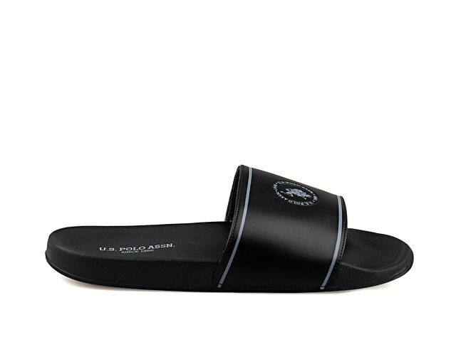 U.S. POLO ASSN. U.S.Polo Assn. Dream 1Fx Siyah Erkek Terliği AS00653539 Siyah