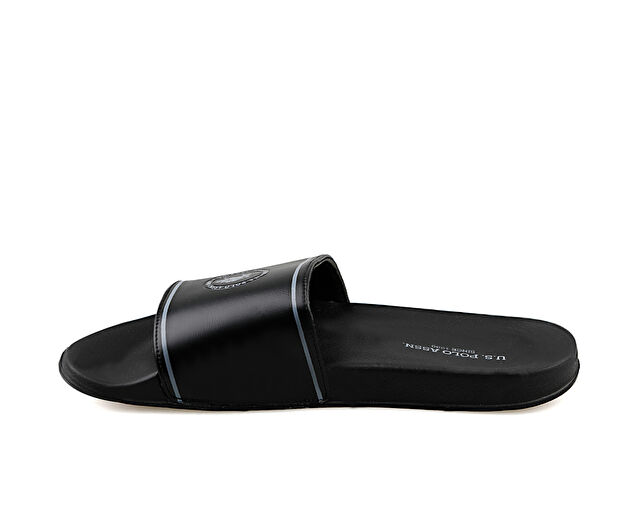 U.S. POLO ASSN. U.S.Polo Assn. Dream 1Fx Siyah Erkek Terliği AS00653539 Siyah görsel 2