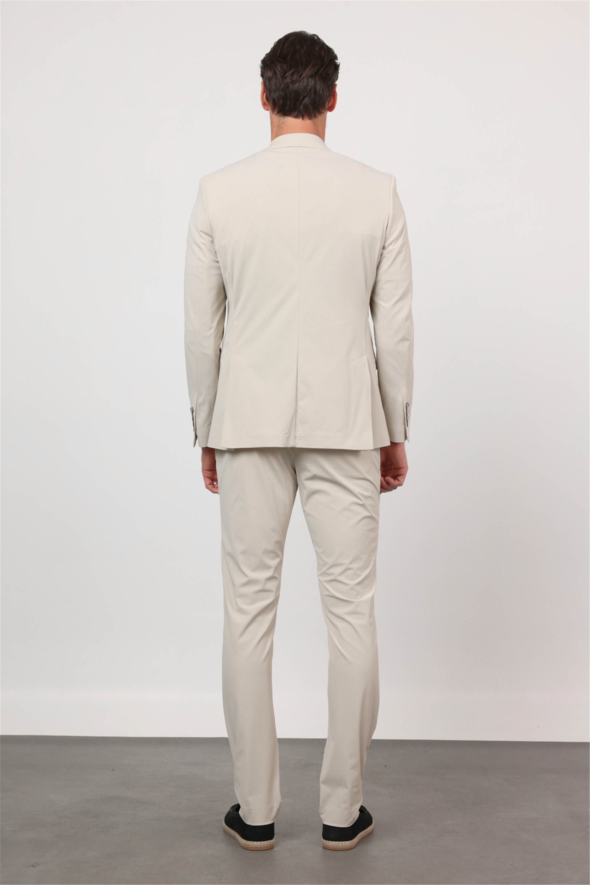 İMZA Kendinden Desenli Mono Yaka 6 Drop Slim Fit Takım Elbise 1001260162 görsel 7