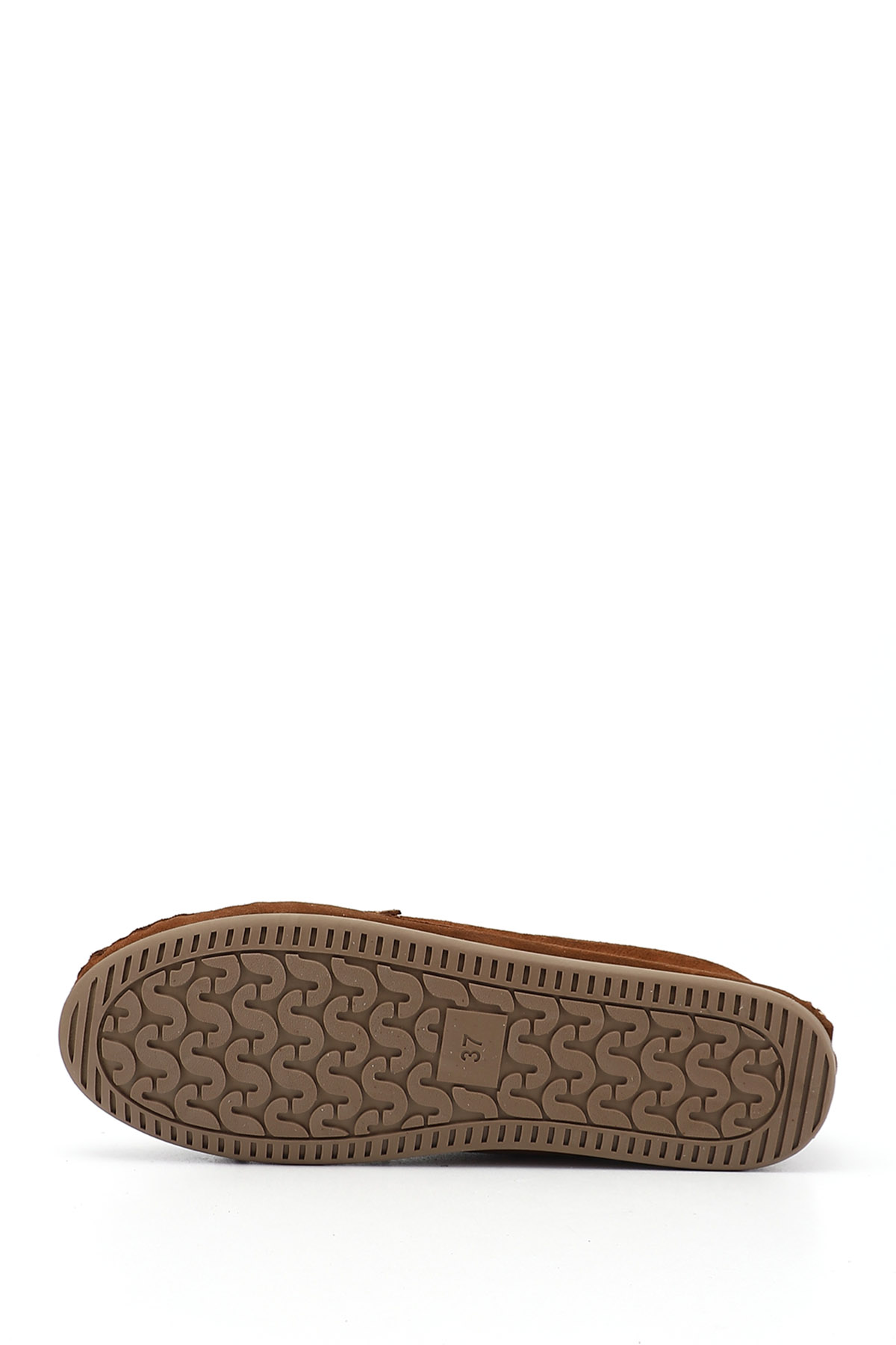 GÖNDERİ(R) Kadın KAHVERENGİ-TABA Fiyonklu Hakiki Deri Comfort Loafer görsel 5