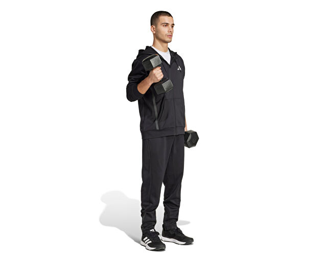 Adidas Gg Fz Hd Erkek Antrenman Ceketi JM1033 Siyah görsel 3