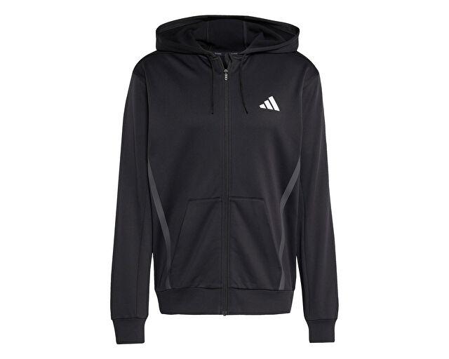 Adidas Gg Fz Hd Erkek Antrenman Ceketi JM1033 Siyah görsel 6