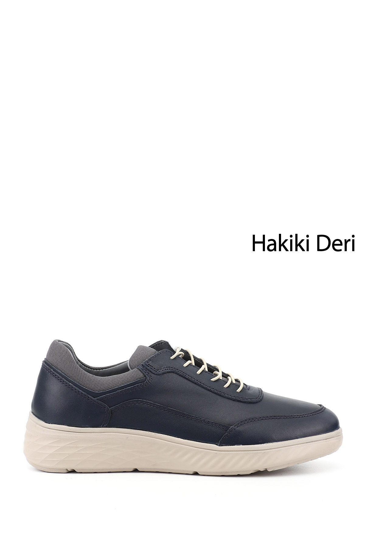 GÖNDERİ(R) Erkek AÇIK LACİVERT Bağcıklı Hakiki Deri Sneaker