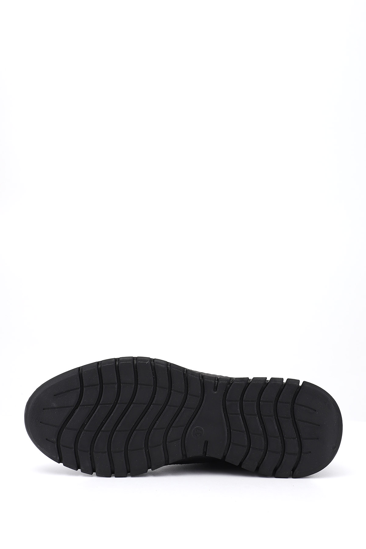 GÖNDERİ(R) Kadın SİYAH Lastik Bağcıklı Hakiki Deri Sneaker görsel 5