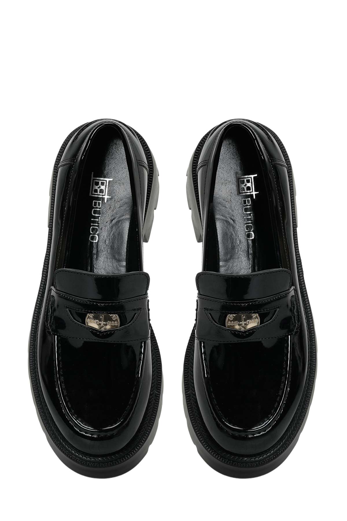 Butigo 26K-117 Siyah Kadın Loafer görsel 4