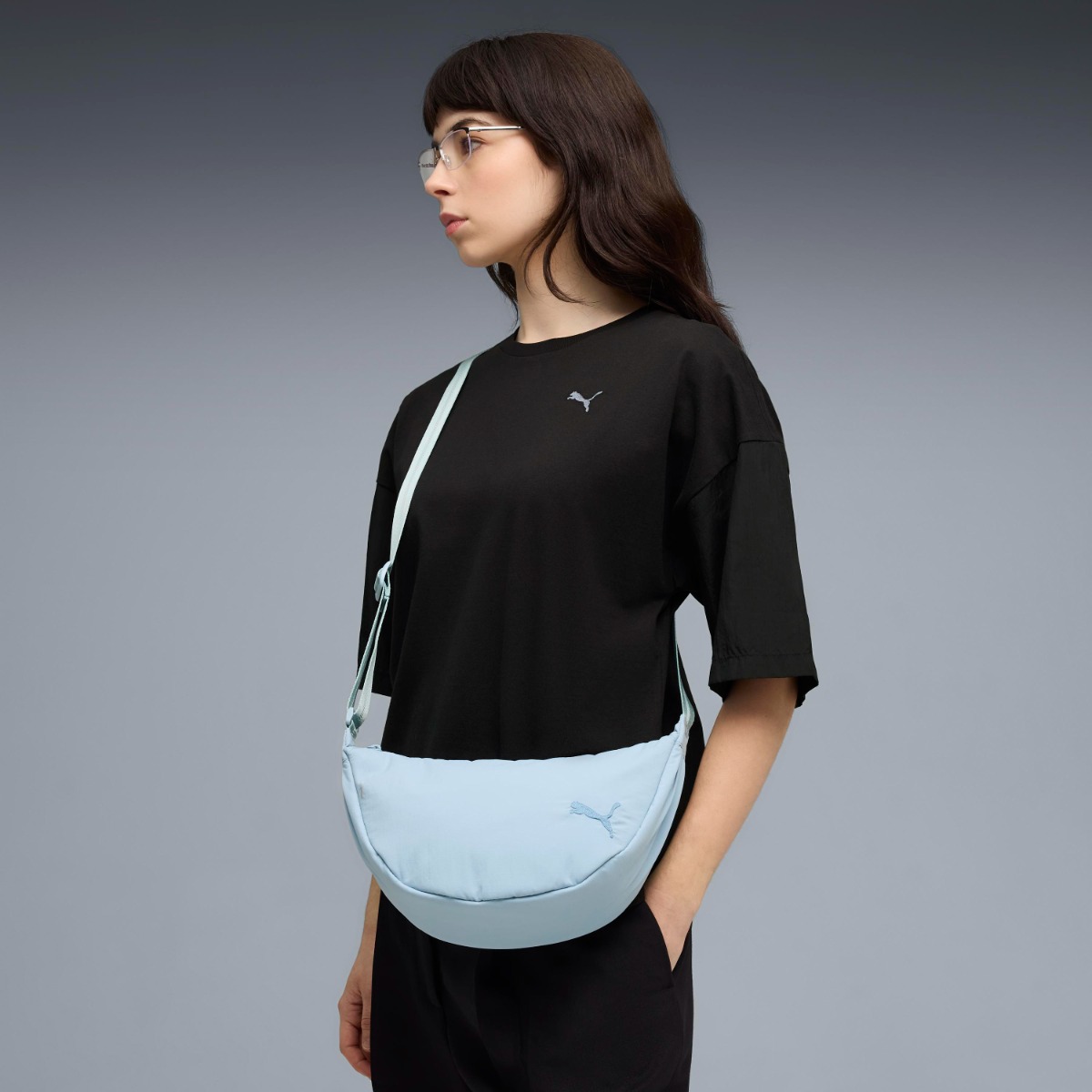 Puma Her Half Moon Kadın Mavi Çapraz Çanta görsel 4