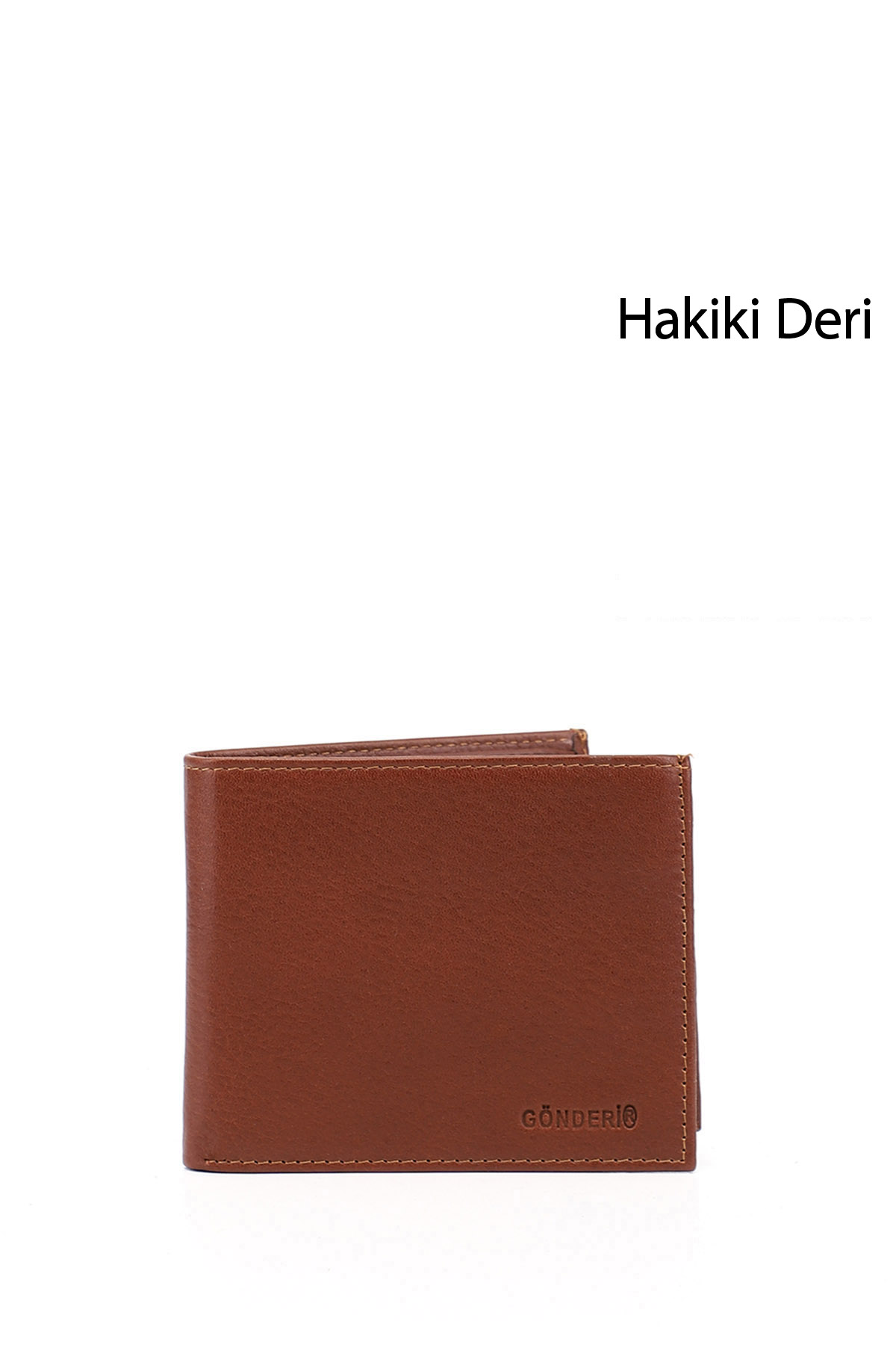 GÖNDERİ(R) Erkek TABA KAHVE MEL. Hakiki Deri Yatay Cüzdan