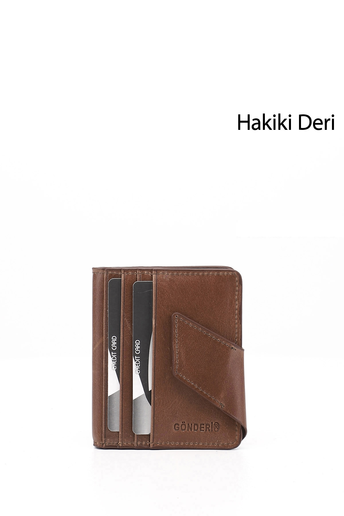 GÖNDERİ(R) TABA Hakiki Deri Unisex Kartlık