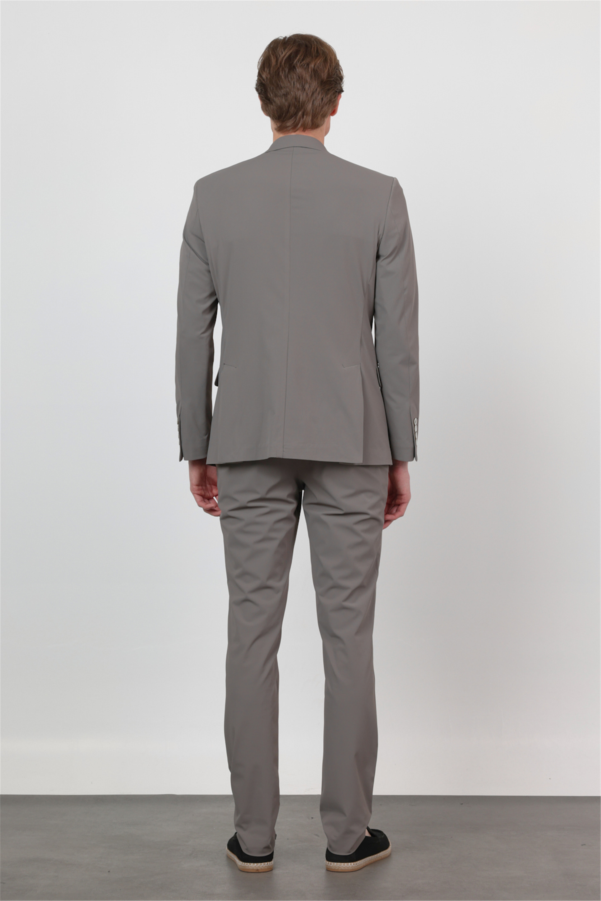 İMZA Kendinden Desenli Mono Yaka 6 Drop Slim Fit Takım Elbise 1001260162 görsel 5