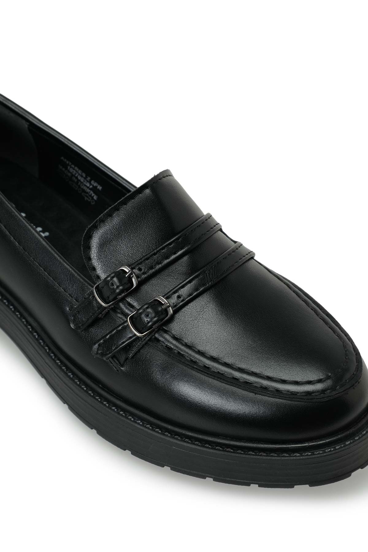 Polaris ANTARES.Z Siyah Kadın Loafer görsel 5