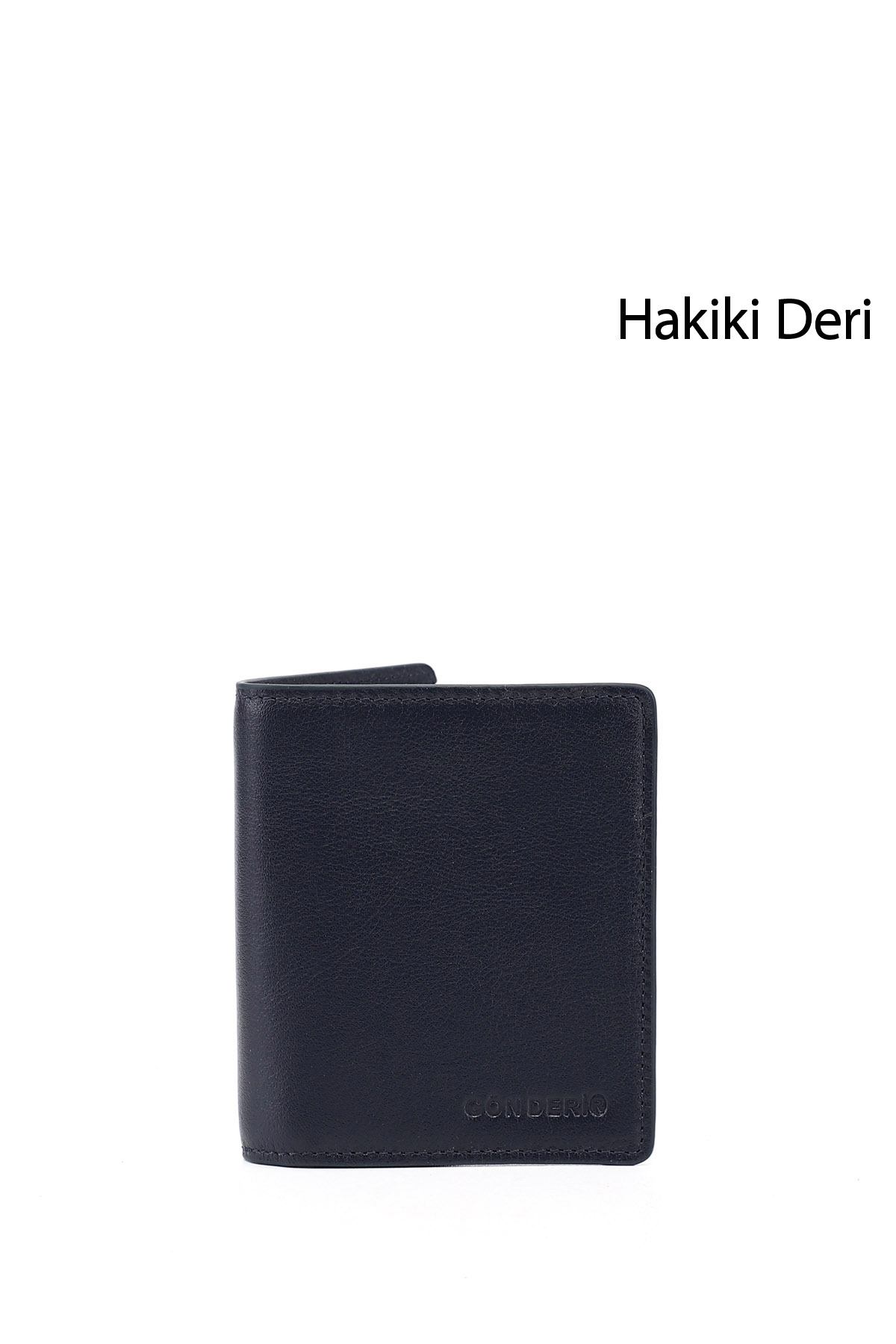 GÖNDERİ(R) Erkek AÇIK LACİVERT Hakiki Deri Dikey Cüzdan