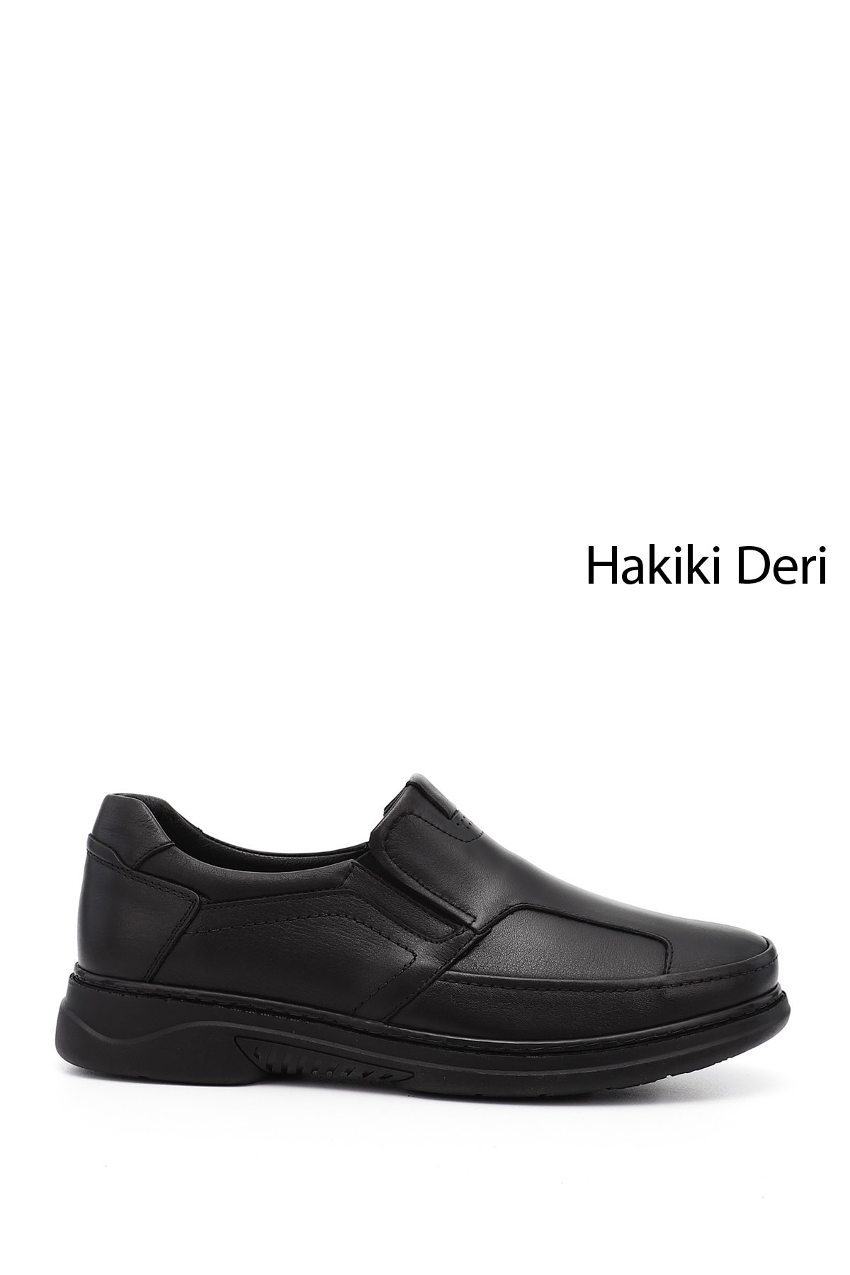 GÖNDERİ(R) Erkek AÇIK SİYAH Kemik Çıkıntısına Özel Hakiki Deri Ayakkabı