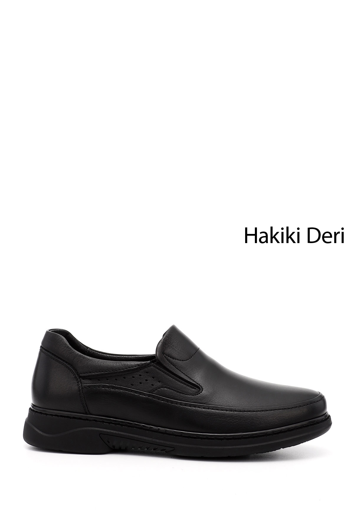 GÖNDERİ(R) Erkek AÇIK SİYAH Hakiki Deri Comfort Ayakkabı