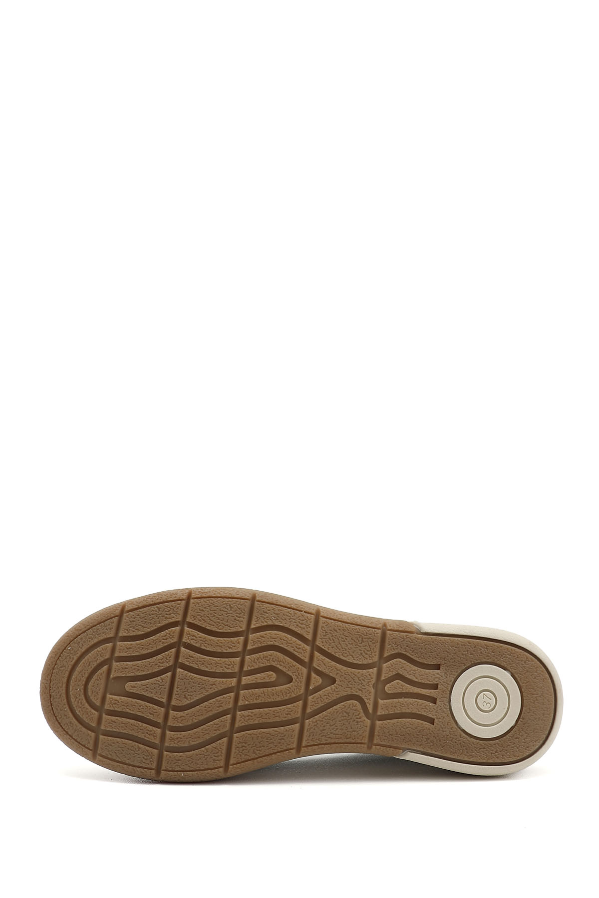 GÖNDERİ(R) Kadın BEYAZ-AÇIK GRİ Tokalı Rok Hakiki Deri Comfort Loafer görsel 4