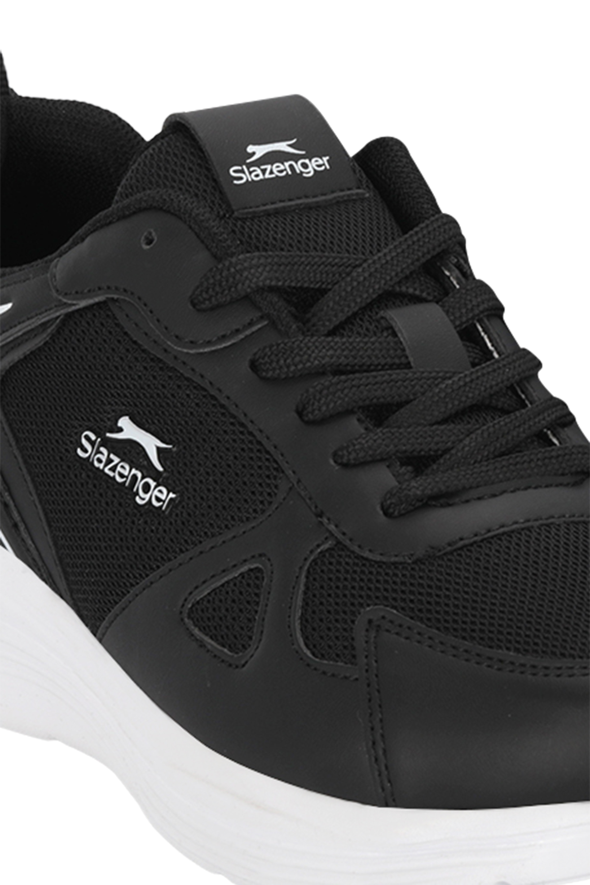 SLAZENGER FINESSE I Erkek Siyah / Beyaz Koşu & Yürüyüş Spor Ayakkabısı görsel 4