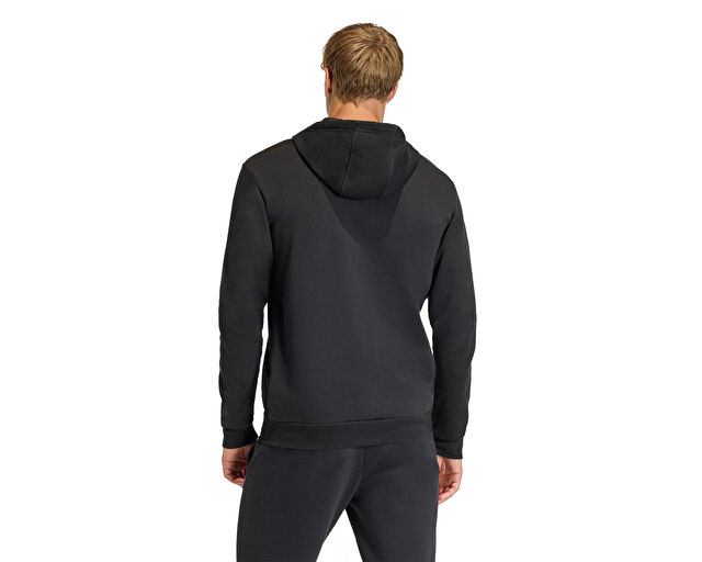 Adidas Ent26 Fz Hood Erkek Futbol Kamp Fermuarlı Sweatshirt KF5945 Siyah görsel 2