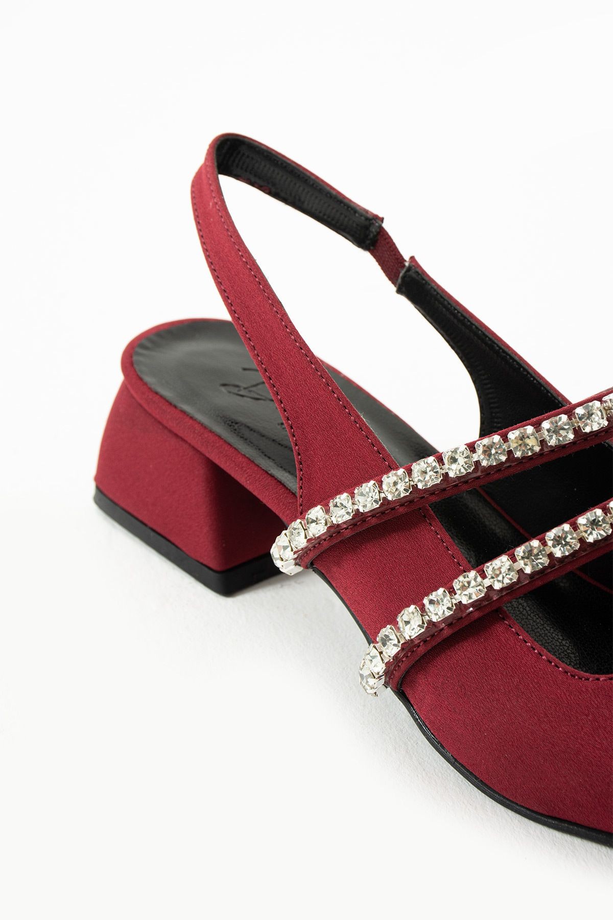 DUXAL SHOES kadın taşlı babet-topuklu ayakkabı-LİNDA görsel 3