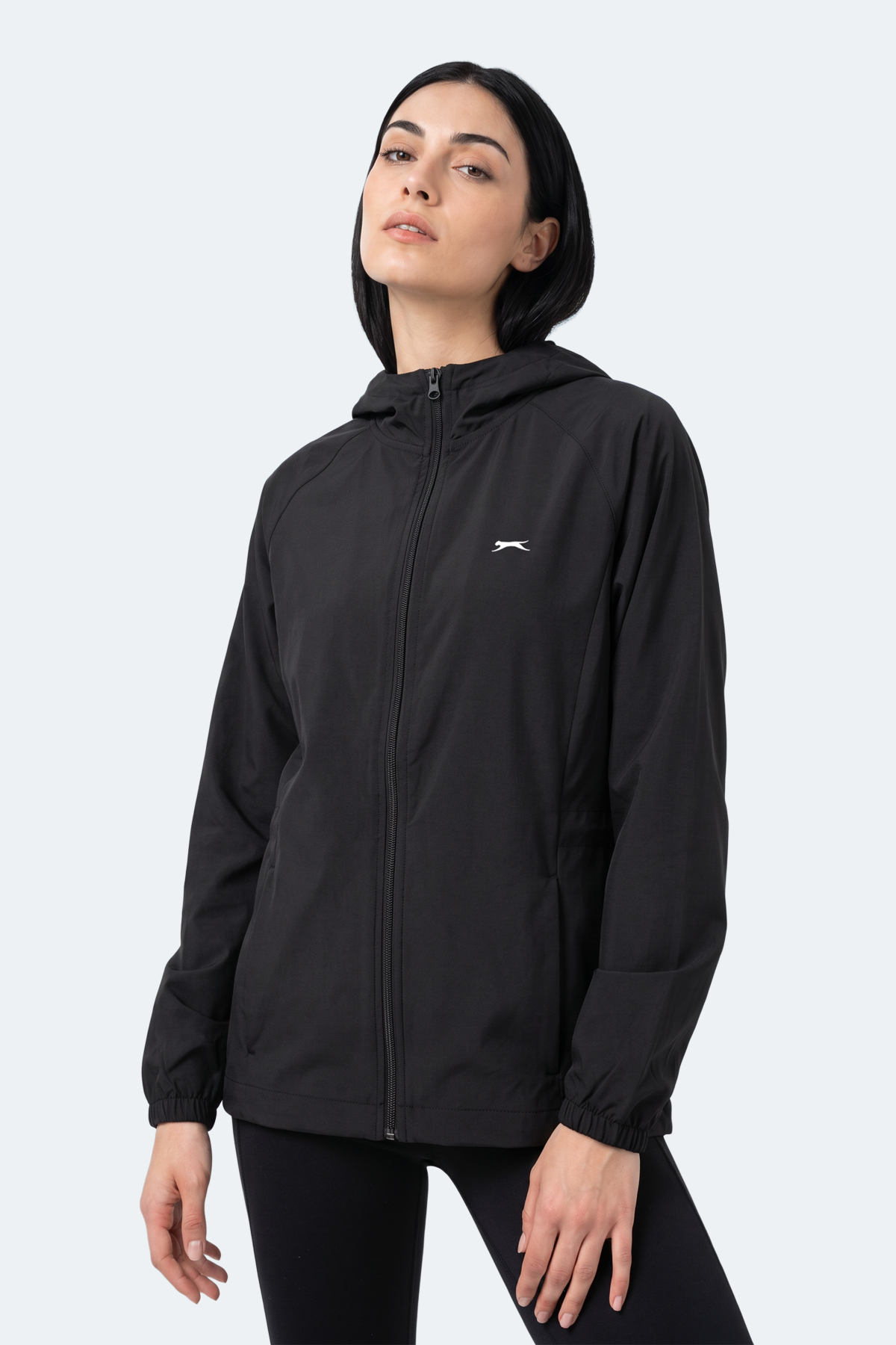 SLAZENGER RUSTIC Kadın Siyah Rüzgarlık