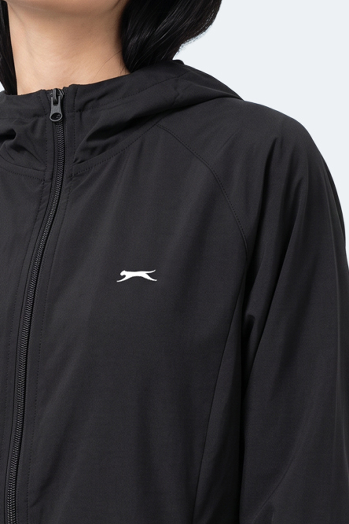SLAZENGER RUSTIC Kadın Siyah Rüzgarlık görsel 2