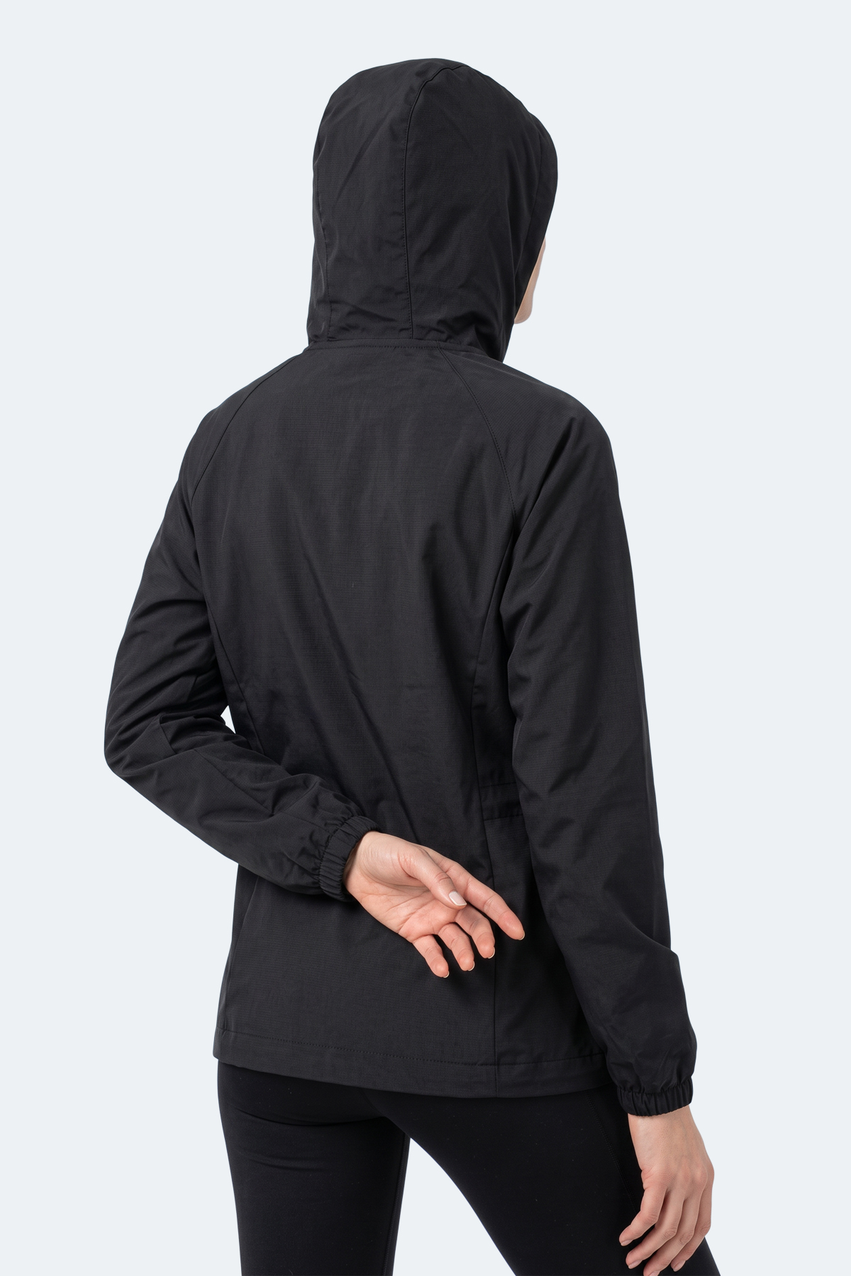 SLAZENGER RUSTIC Kadın Siyah Rüzgarlık görsel 4