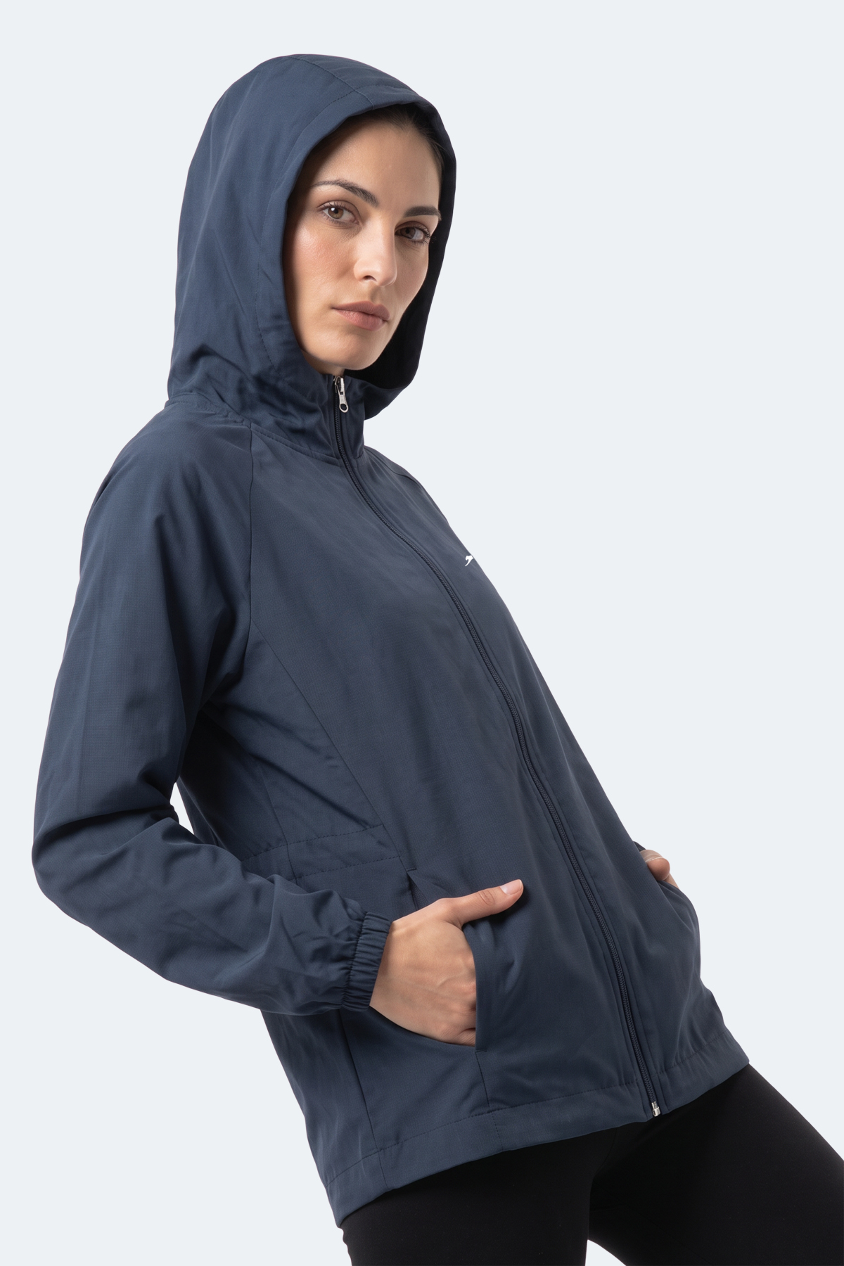 SLAZENGER RUSTIC Kadın Lacivert Rüzgarlık