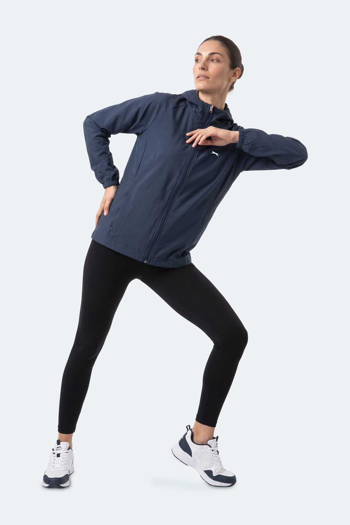 SLAZENGER RUSTIC Kadın Lacivert Rüzgarlık görsel 6