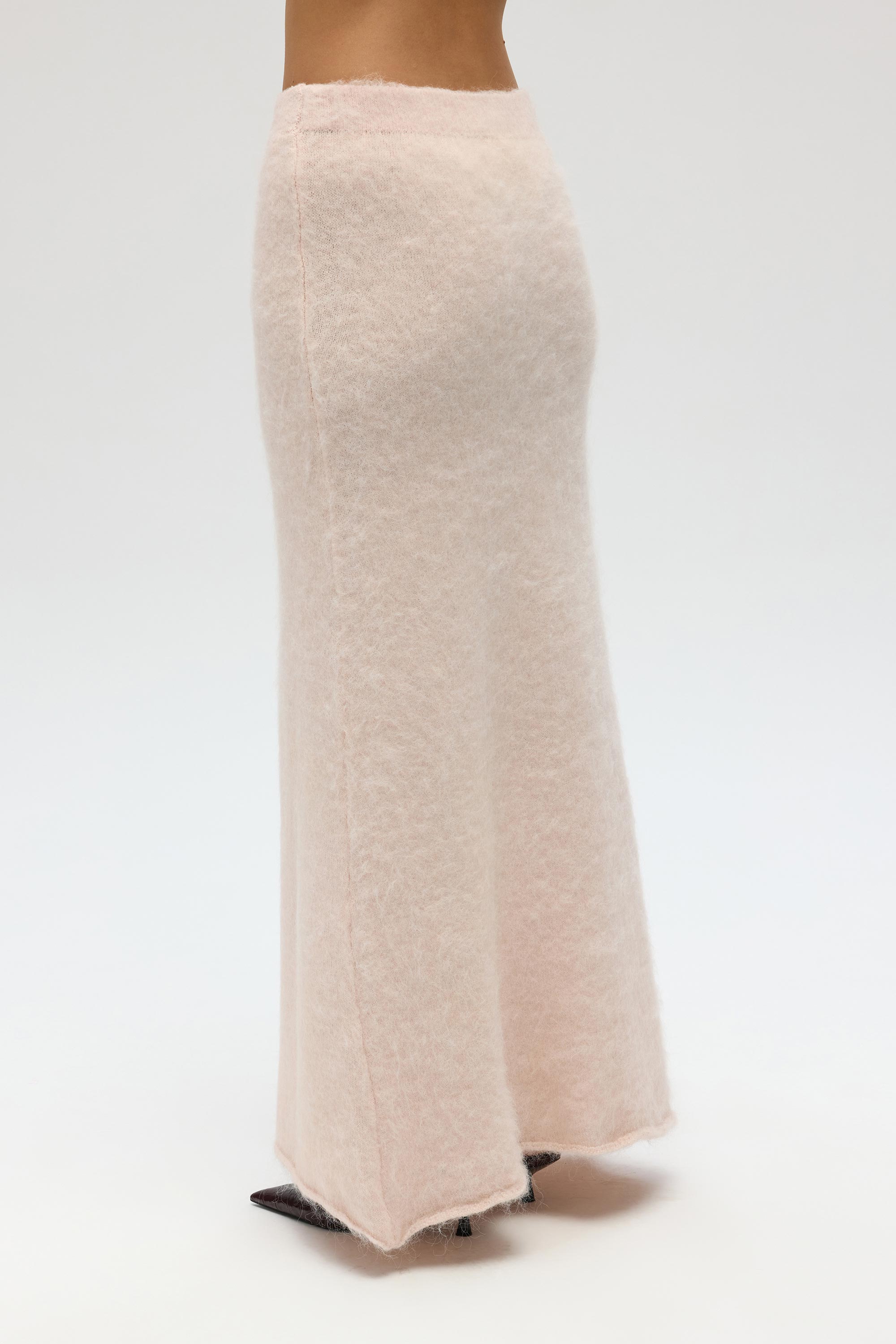 Mai Collection Nivra Pembe Uzun Triko Etek görsel 4