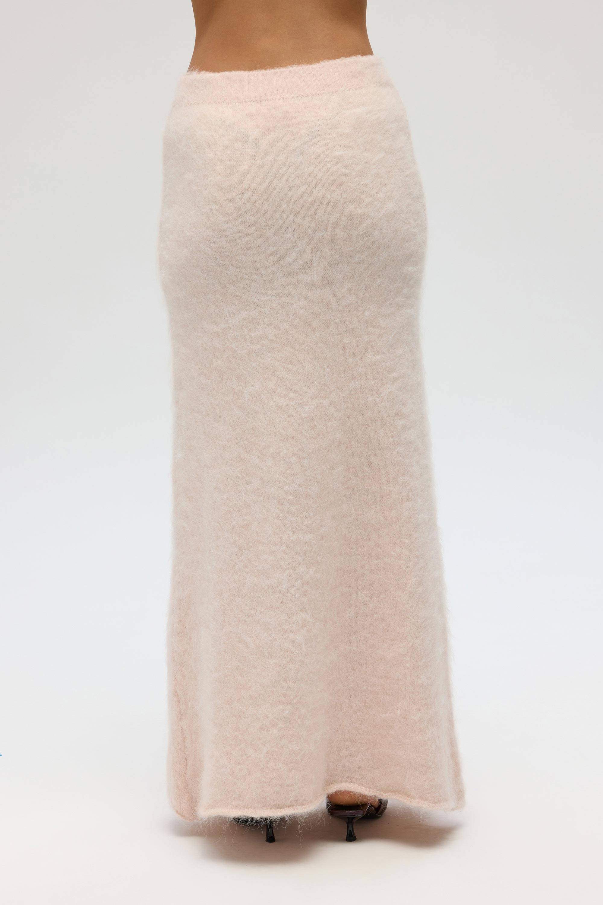 Mai Collection Nivra Pembe Uzun Triko Etek görsel 5