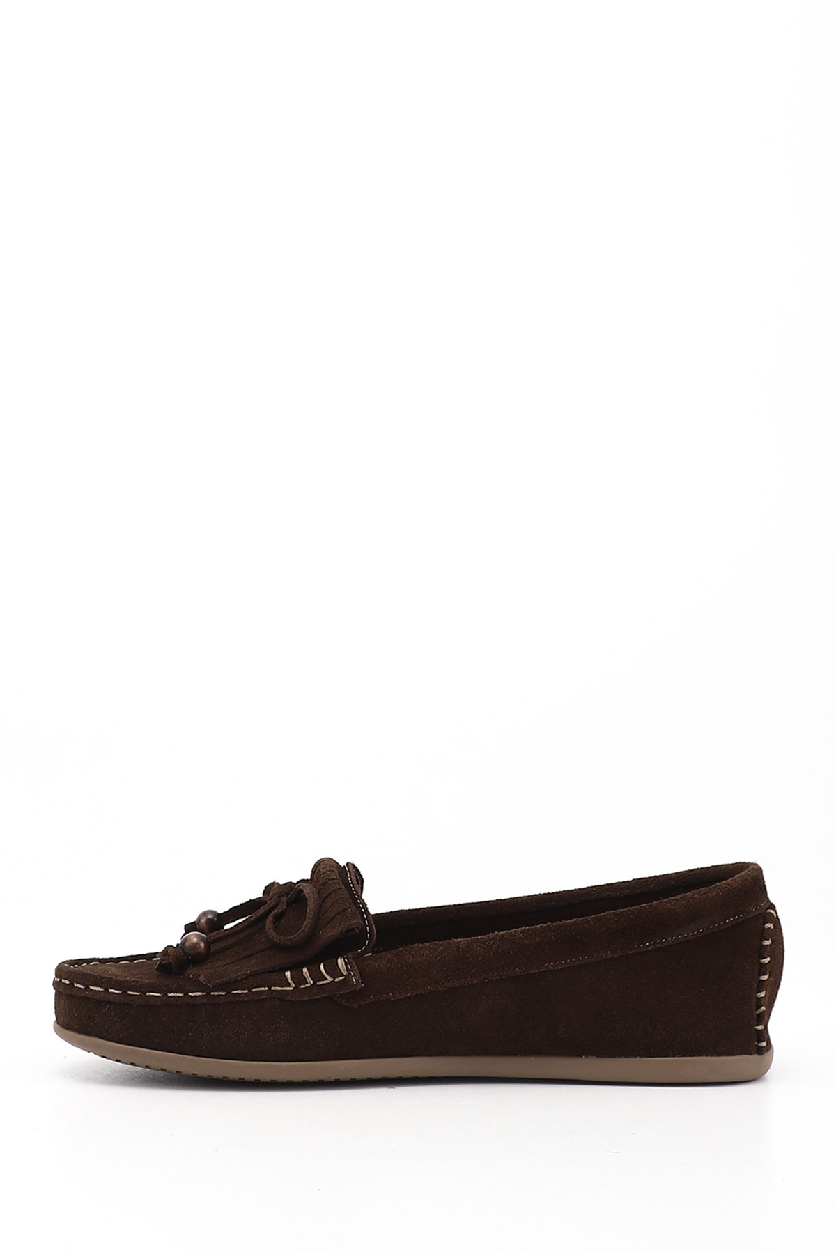 GÖNDERİ(R) Kadın AÇIK KAHVERENGİ Fiyonklu Hakiki Deri Comfort Loafer görsel 4