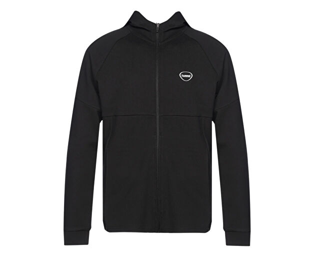 Hummel Inter Zip Hoodie Erkek Günlük Fermuarlı Sweatshirt 921257-2001 Siyah görsel 5