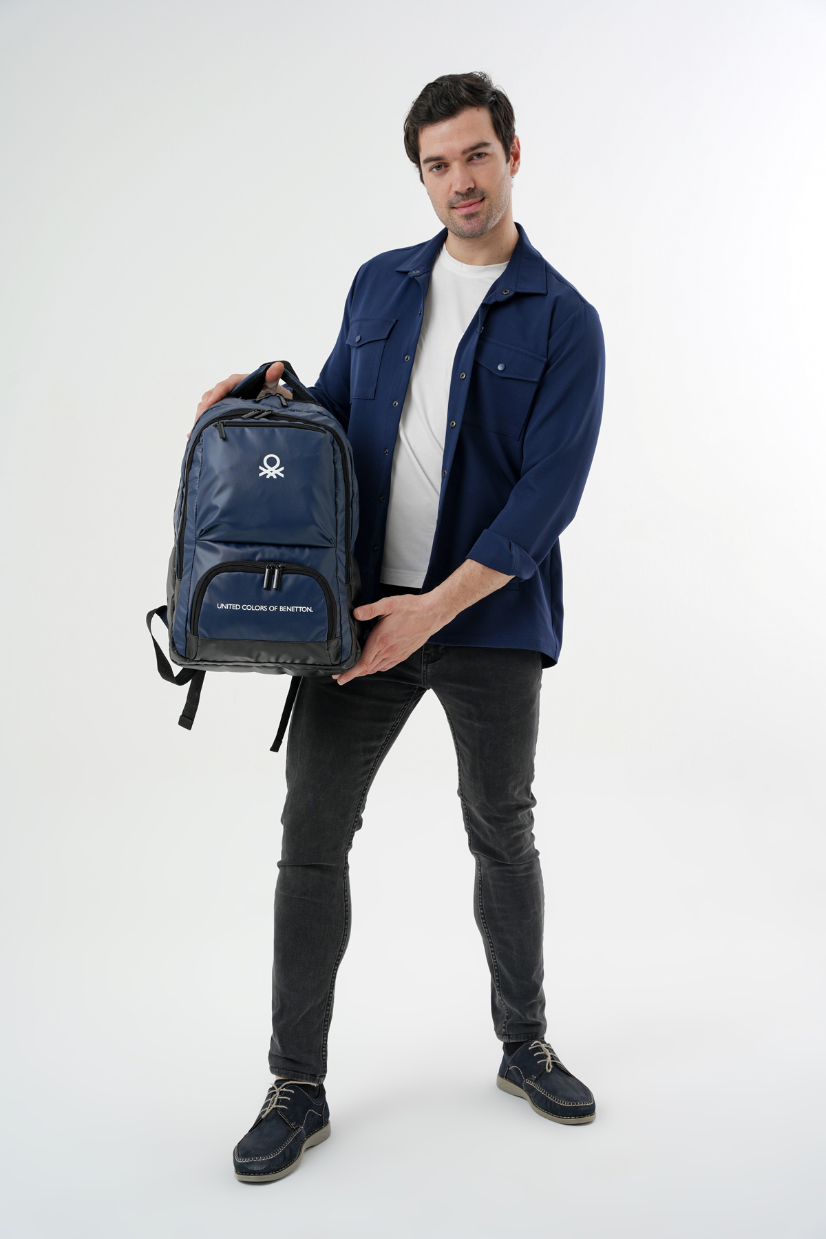 United Colors Of Benetton Lacivert Unisex Sırt Çantası 20875 görsel 3