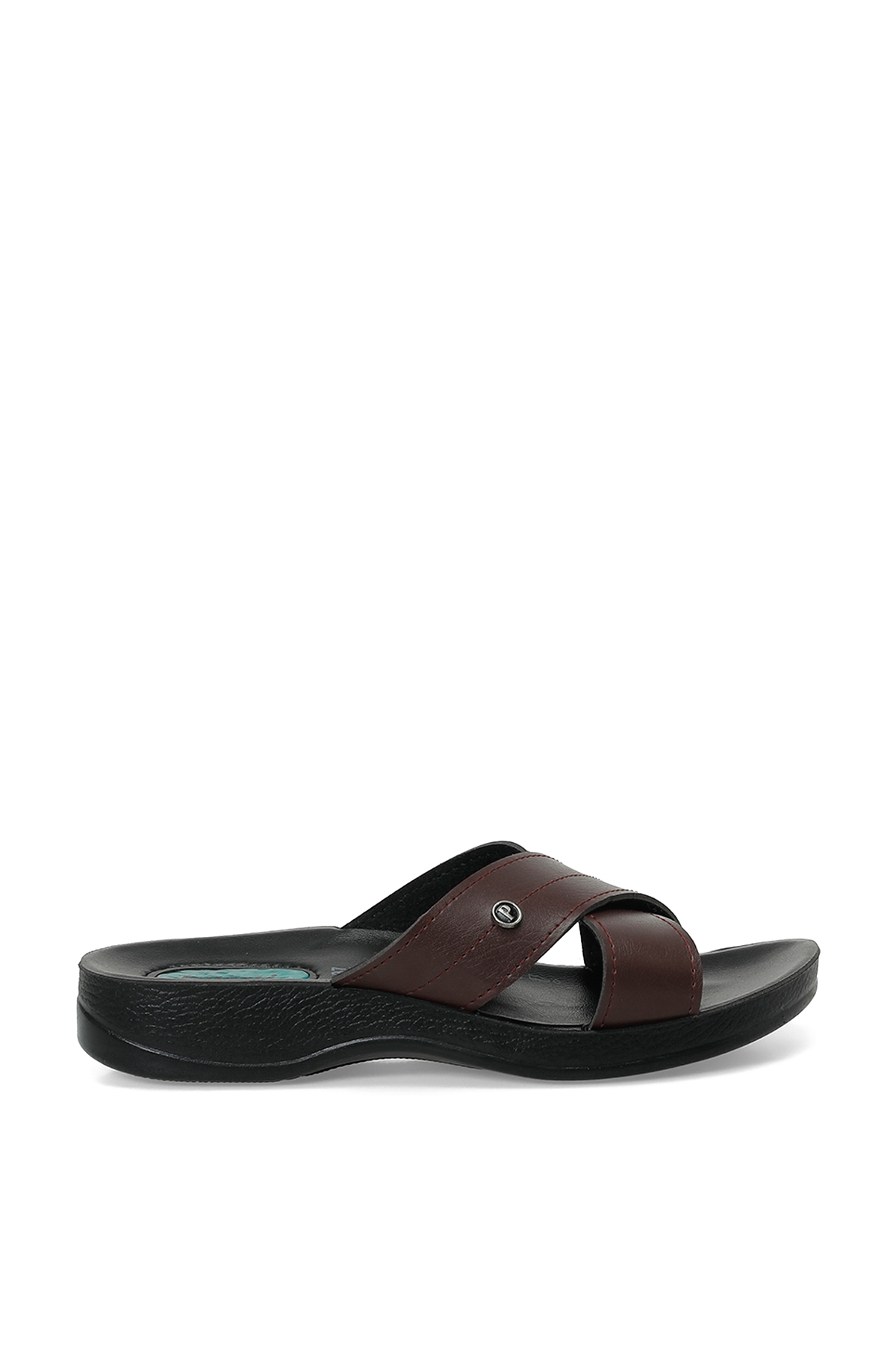 Polaris 607014.Z Bordo Kadın Terlik