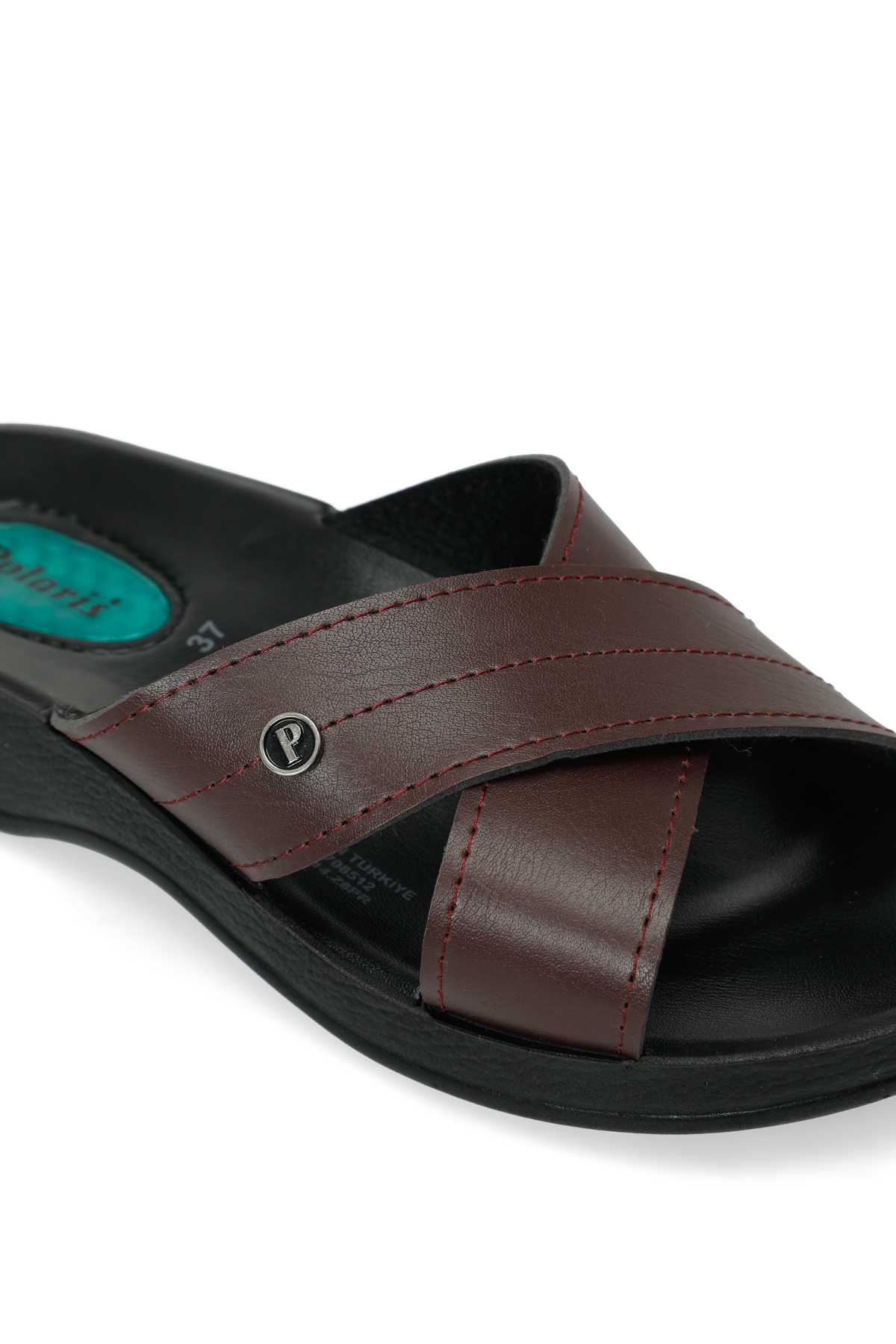 Polaris 607014.Z Bordo Kadın Terlik görsel 7