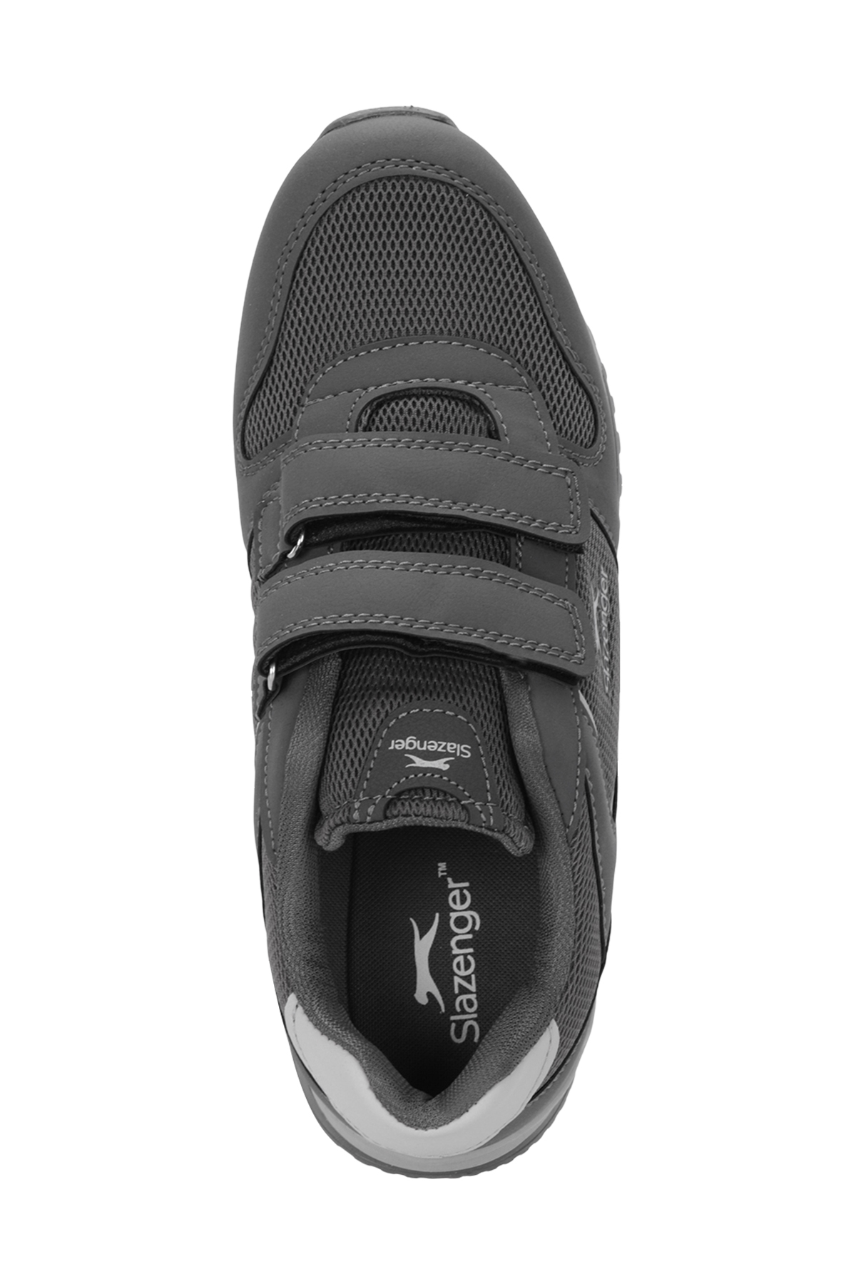 SLAZENGER ALLURE I Kadın Cırt Cırtlı Koyu Gri Günlük Spor Ayakkabısı görsel 5