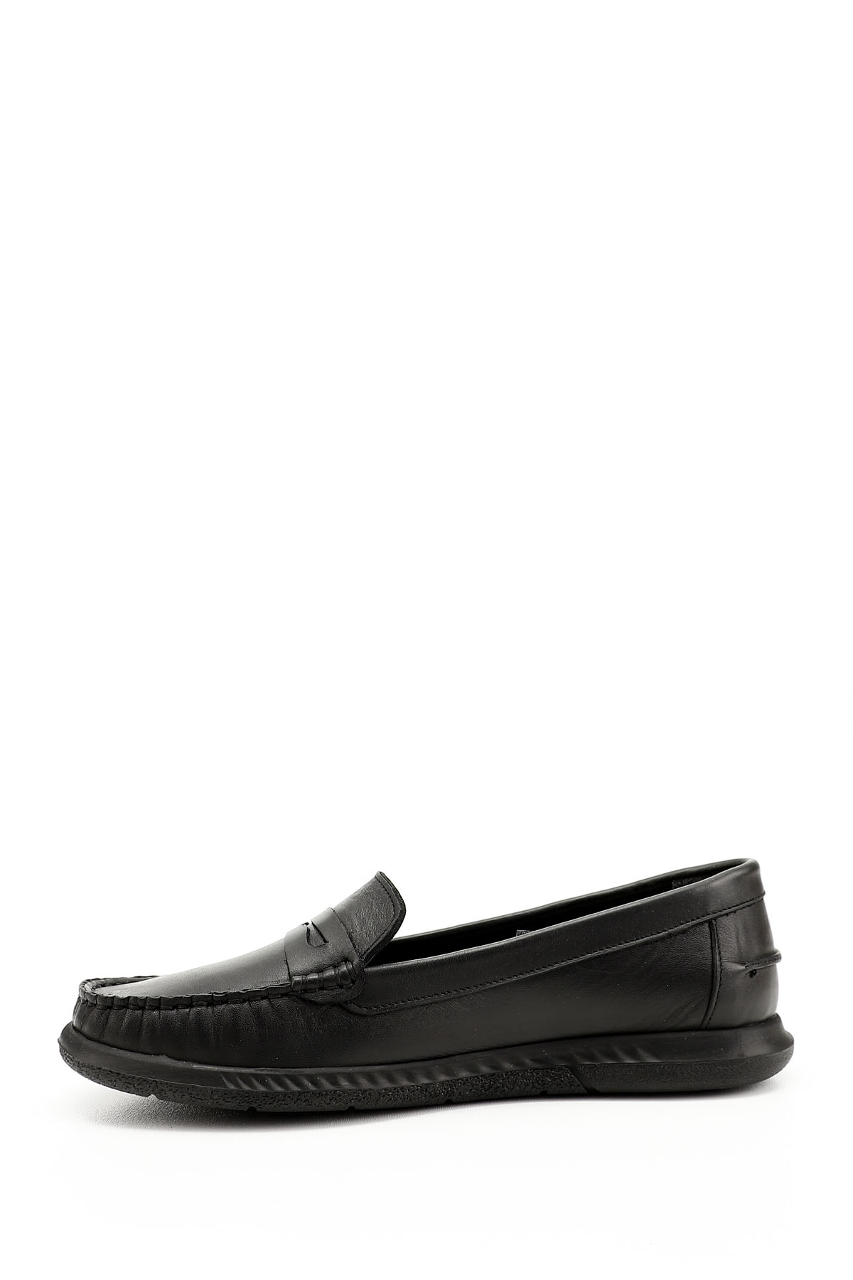 GÖNDERİ(R) Kadın ZÜMRÜT-SİYAH Rok Hakiki Deri Comfort Loafer görsel 3