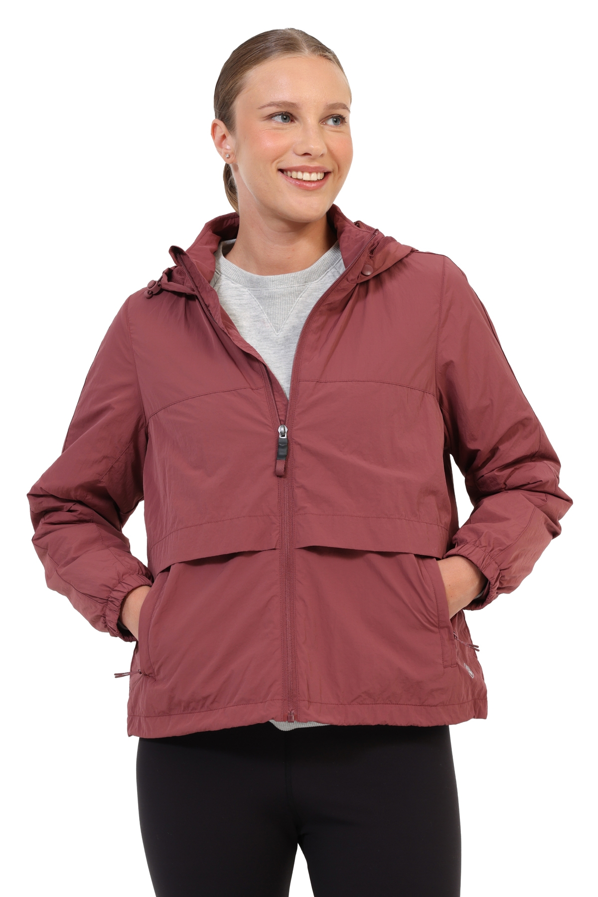 Lumberjack Yağmurluk Kadın Bordo WL FOLDOWN