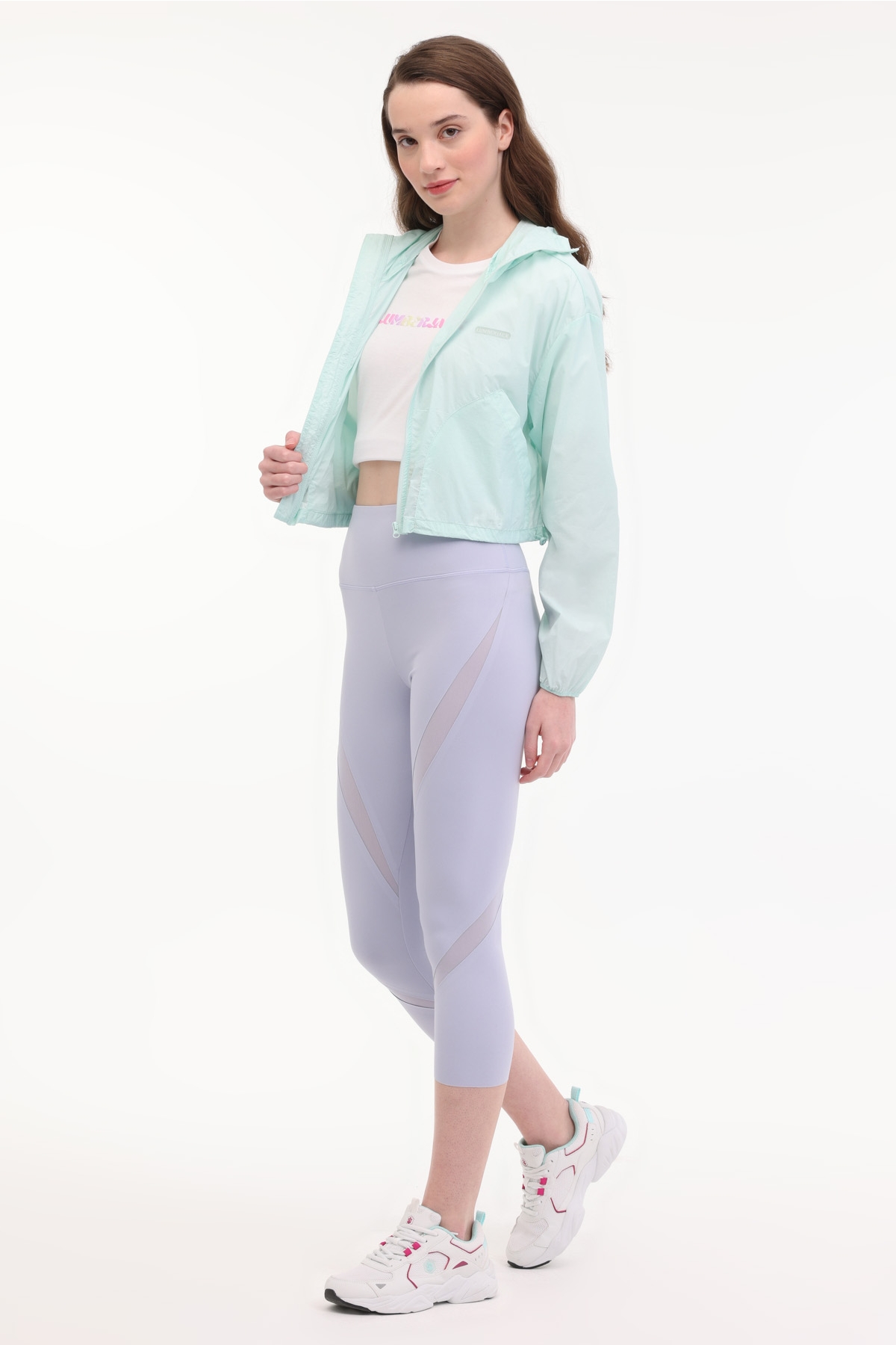 Lumberjack WL HENAS 8KT33 5FX PASTEL YESIL Kadın Yağmurluk görsel 3