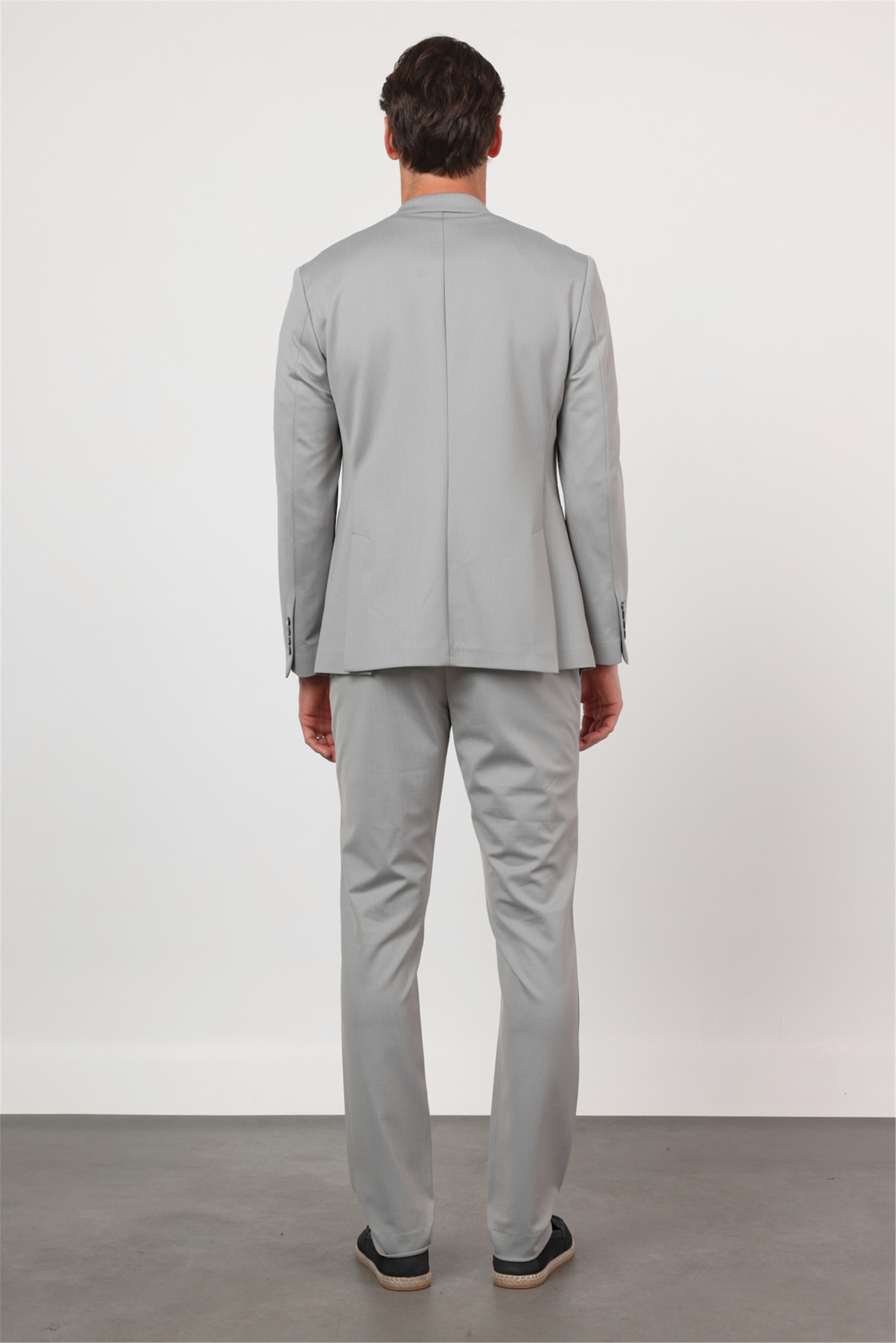 İMZA Kendinden Desenli Mono Yaka 6 Drop Slim Fit Takım Elbise 1001260166 görsel 3