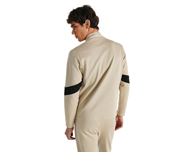 Hummel Rossi Zip Jacket Erkek Günlük Ceket 922292-9033 Bej görsel 2