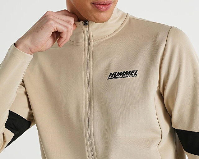 Hummel Rossi Zip Jacket Erkek Günlük Ceket 922292-9033 Bej görsel 3
