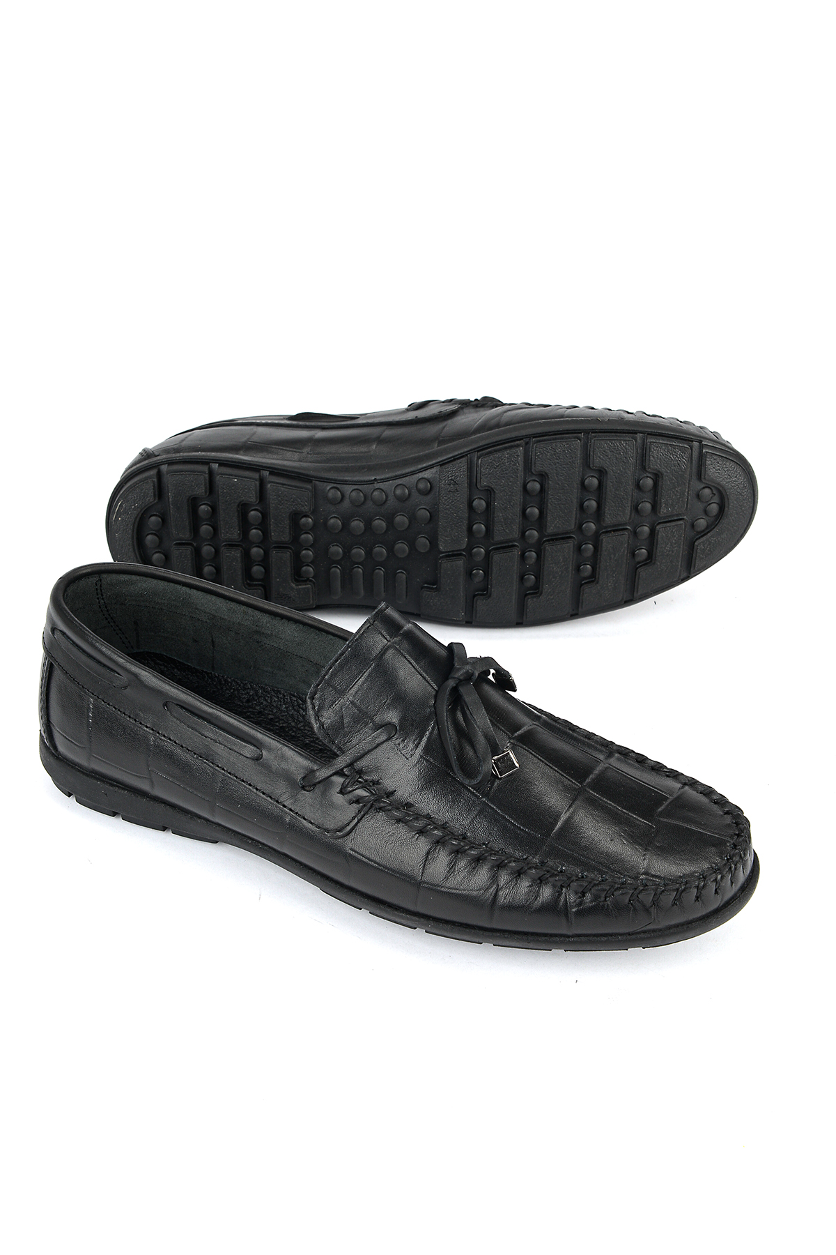 Ziya Ayakkabı Erkek Hakiki Deri Loafer 161423Z42 Siyah görsel 4