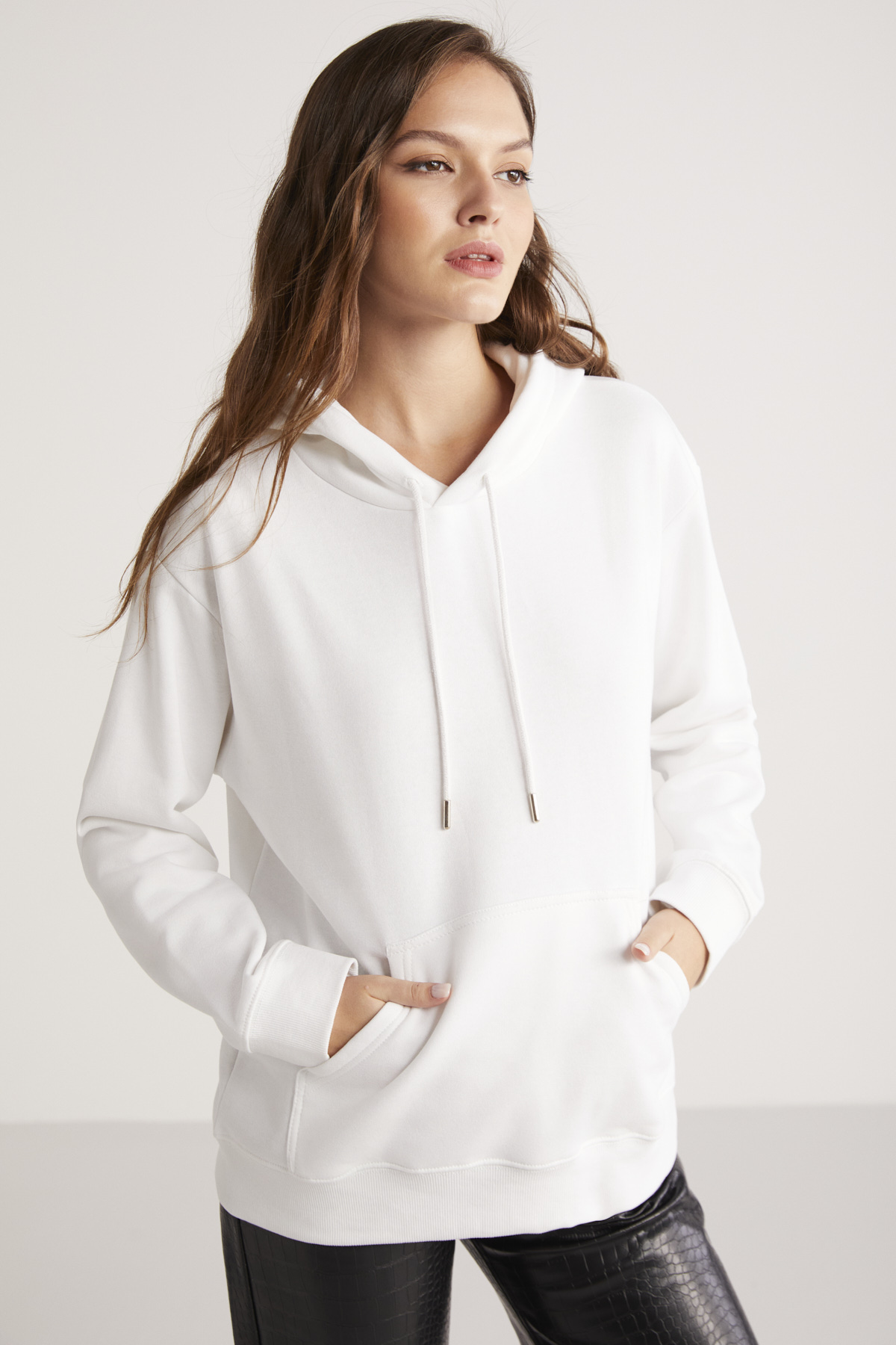 ETHIQUET TEREZA Kadın BEYAZ Sweatshirt görsel 2