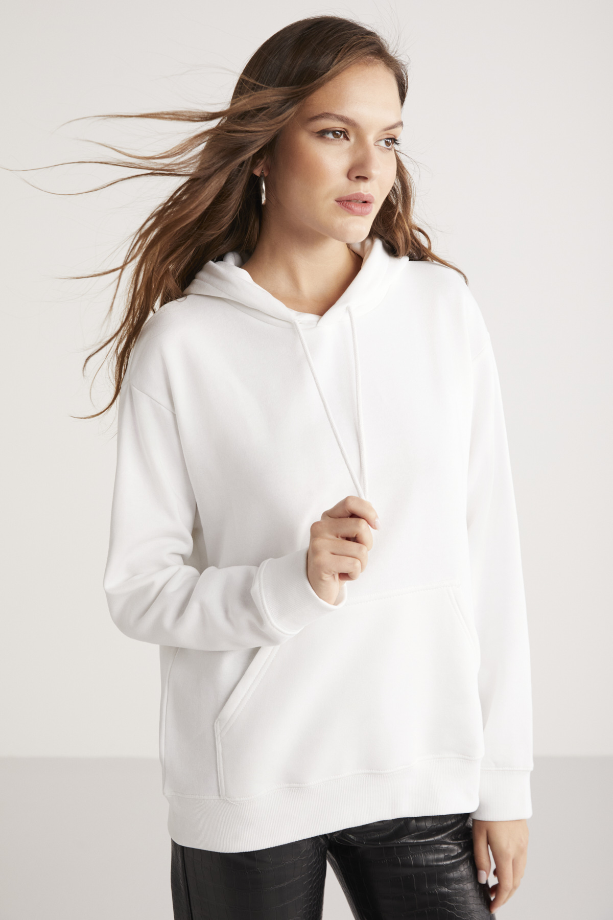 ETHIQUET TEREZA Kadın BEYAZ Sweatshirt görsel 3