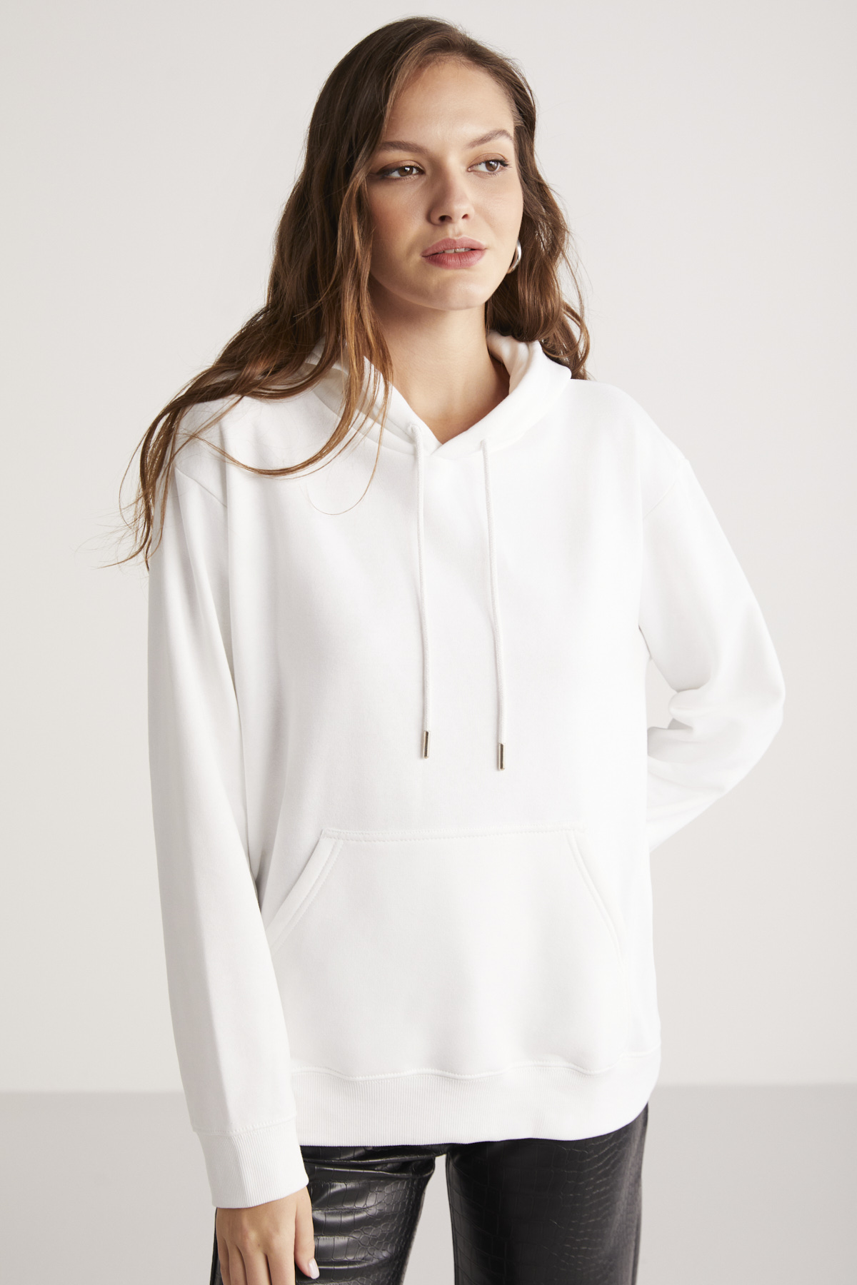 ETHIQUET TEREZA Kadın BEYAZ Sweatshirt görsel 5